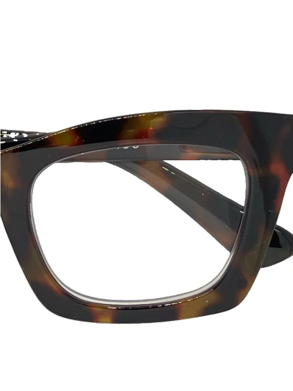 3 Pr. Oversized Pink Leopard Clear 2.0 Womens Reading Glasses Square Readers New